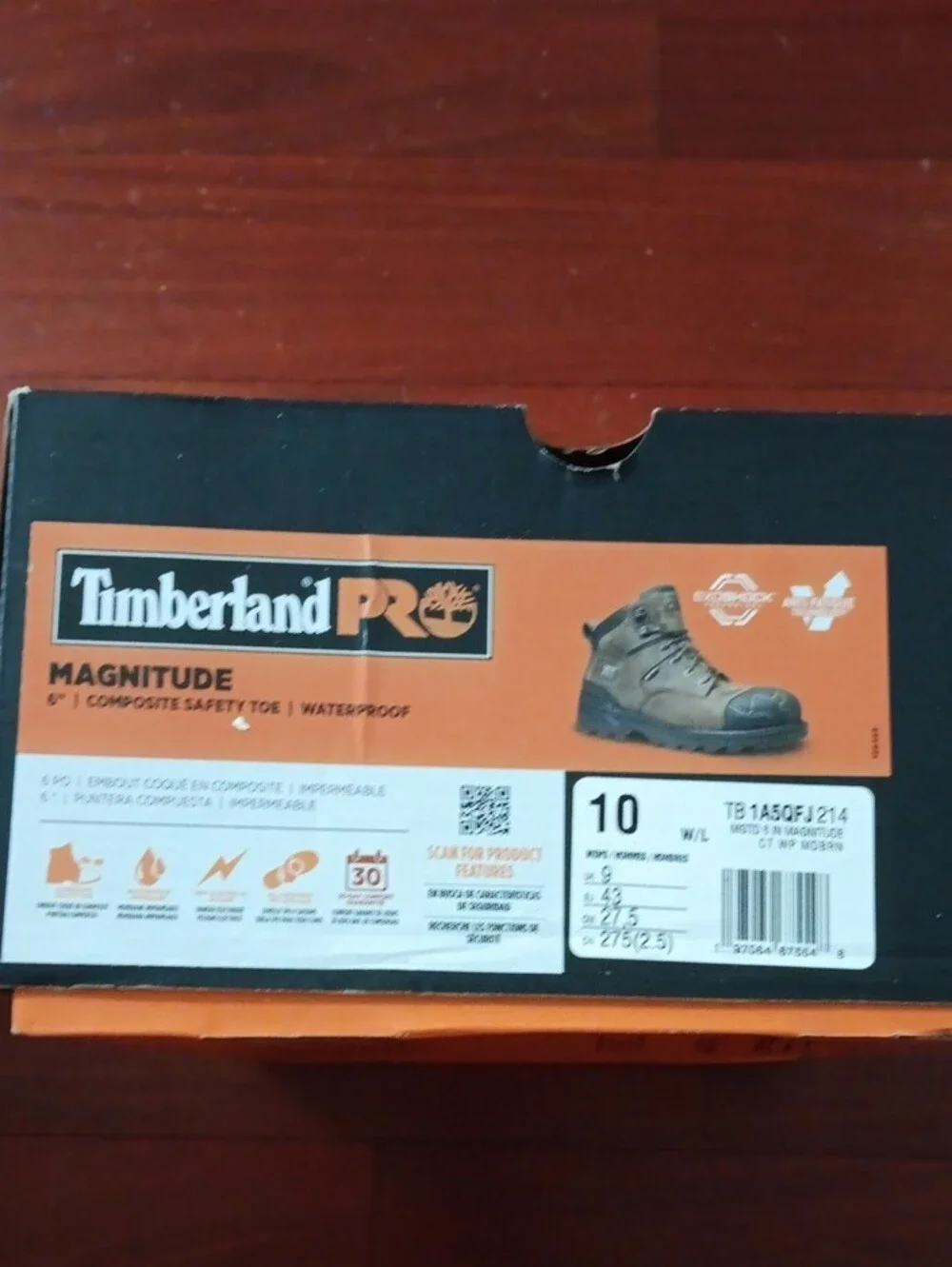 Timberland PRO Brown Steel-Toe Work Boot - Men's